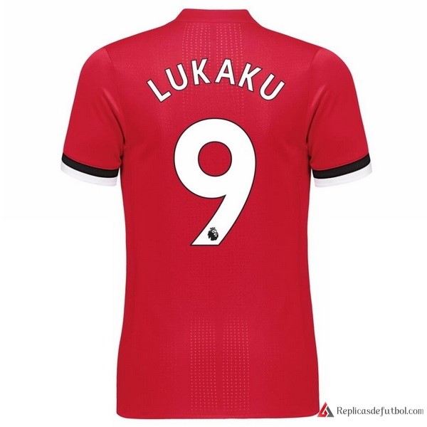 Camiseta Manchester United Primera equipación Lukaku 2017-2018